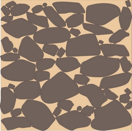 ground particles settle down in much denser configuration after the explosion